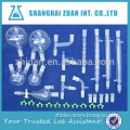 24/40 Organic chemistry laboratory glass set for synthesis, extraction, distillation & reactions